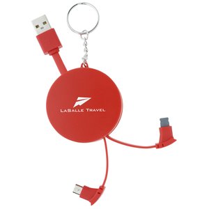 Lunar Charging Cable Keychain Main Image