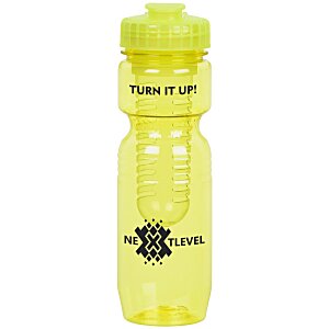 Jogger Infuser Sport Bottle - 25 oz. - Translucent - Flip Top Lid Main Image