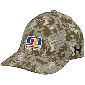 Under Armour Curved Bill Cap - Digital Camo - Embroidered Main Image