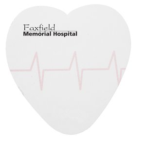 Souvenir Sticky Note - Heart - Pulse - 25 Sheet Main Image