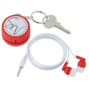 Orbit Ear Bud Wrap Keychain Main Image