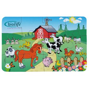 12 Piece Animal Puzzle - Farm Main Image