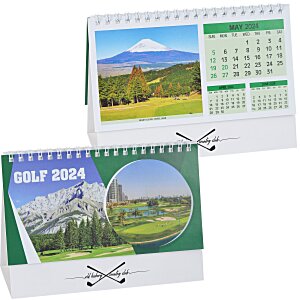 Golf Courses Desk Calendar Main Image