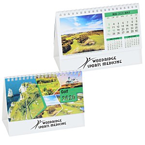 Golf Courses Desk Calendar - French/English Main Image