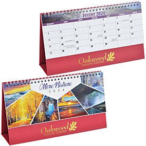 Mother Nature Deluxe Desk Calendar - French Main Image