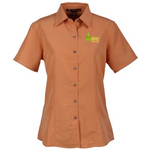Harriton Barbados Textured Camp Shirt - Ladies' Main Image