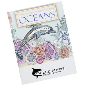 Stress Relieving Adult Colouring Book - Oceans Main Image