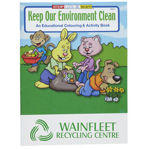 Keep Our Environment Clean Colouring Book Main Image