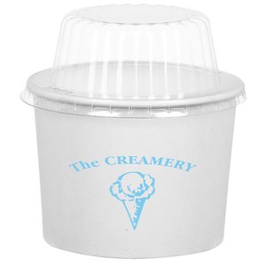 Paper Food Container - 10 oz. - with Dome Lid Main Image