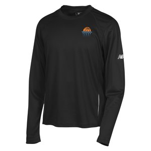 New Balance Tempo LS Performance Tee - Men's - Embroidered Main Image