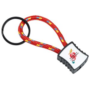 Woven Cord Keychain - Multicolour Main Image