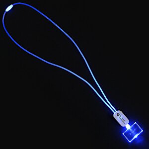 Neon LED Necklace - Rectangle Main Image