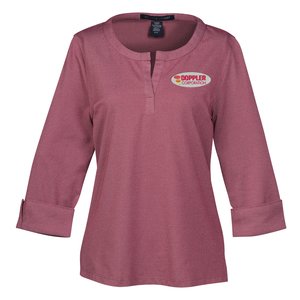 Central Cotton Blend Melange Shirt - Ladies' Main Image