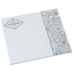 Colour-In Paper Mouse Pad - Floral Main Image