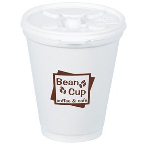 Foam Hot/Cold Cup with Tear Tab Lid - 10 oz. Main Image