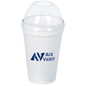 Foam Hot/Cold Cup with Dome Lid - 16 oz. Main Image