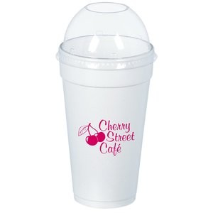 Foam Hot/Cold Cup with Dome Lid - 20 oz. Main Image