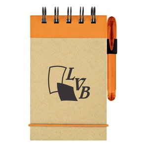 Mini Recycled Colour Spine Pocket Jotter - Closeout Main Image