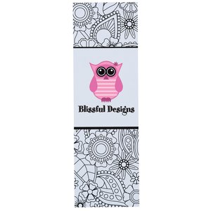 Colouring Bookmark - Floral Main Image