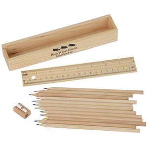 Pencil Crayons & Ruler Box Main Image