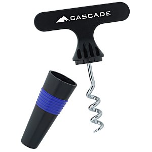 Wine Stopper with Opener Main Image