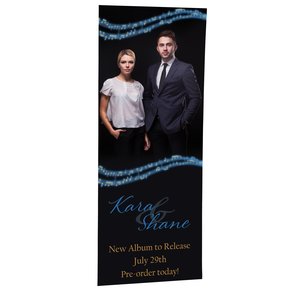 Value Polypropylene Retractable Banner - 31-1/2" - Replacement Graphic Main Image