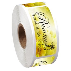 Full Colour Sticker by the Roll - Rectangle- 1" x 2-1/2" Main Image