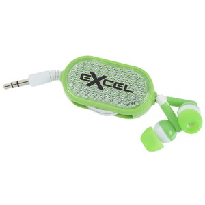 Retractable Reflective Ear Buds Main Image