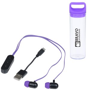 Bluetooth Ear Buds with Colour Top Case Main Image