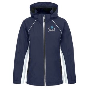 Chambly Colour Block Lightweight Hooded Jacket - Ladies' - 24 hr Main Image