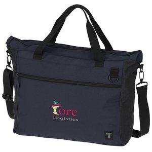 Tranzip 15" Laptop Briefcase Tote - Embroidered Main Image