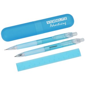 Caribbean Mechanical Pen and Pencil Set with Ruler Main Image