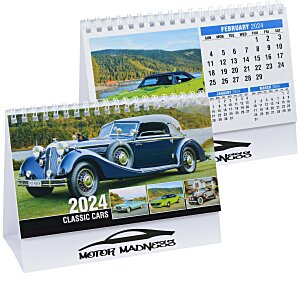 Classic Cars Desk Calendar Main Image