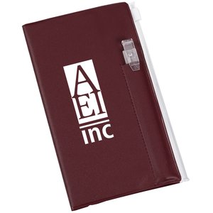 Memo Book with Zip Close Pocket - Opaque Main Image