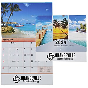 Tropical Appointment Calendar - French/English Main Image