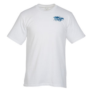 Everyday Cotton T-Shirt - Men's - White - Embroidered Main Image