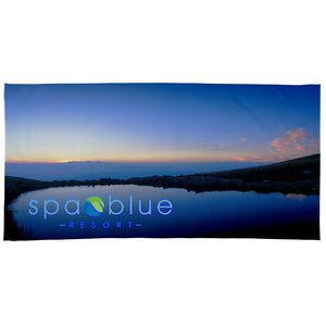SubliPlush Velour Beach Towel - 30" x 60" - Heavyweight Main Image