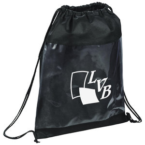 Clear Drawstring Sportspack - Closeout Main Image