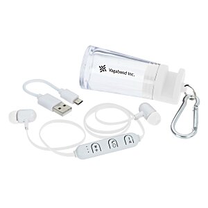 Wireless Ear Buds with Phone Stand Case Main Image