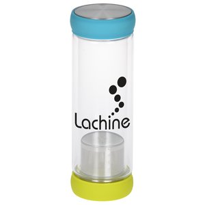 Twin Lid Double Wall Glass Bottle - 12 oz. Main Image