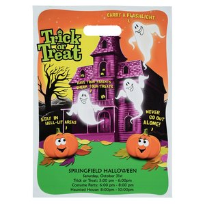 Colourful Halloween Bag - Haunted House Main Image