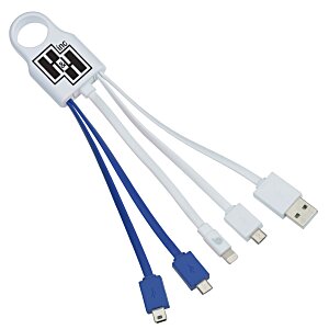Squad 4-in-1 Charging Cable - Multicolour Main Image