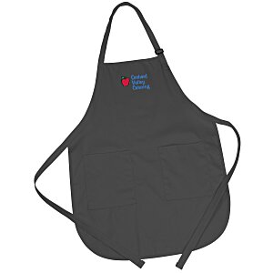 Cotton Soil Release Pocket Apron - Embroidered Main Image