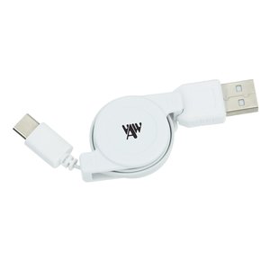 Highland Retractable USB Type-C Charging Cable - 24 hr Main Image