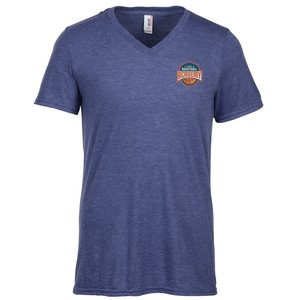 Anvil Tri-Blend V-Neck T-Shirt - Men's - Embroidered Main Image