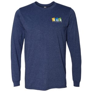 Anvil Ringspun Lightweight LS Tee - Men's - Embroidered Main Image