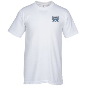 Super Weight Jersey Tee - White - Embroidered Main Image