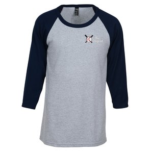 M&O Cotton Baseball Tee - Grey - Embroidered Main Image