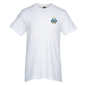 M&O Fine Jersey T-Shirt - Men's - White - Embroidered Main Image