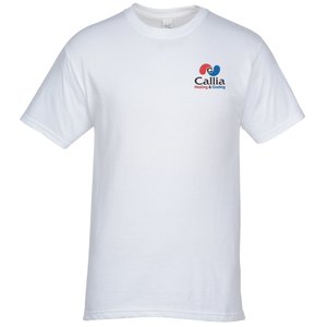 M&O Gold Soft Touch T-Shirt - White - Embroidered Main Image